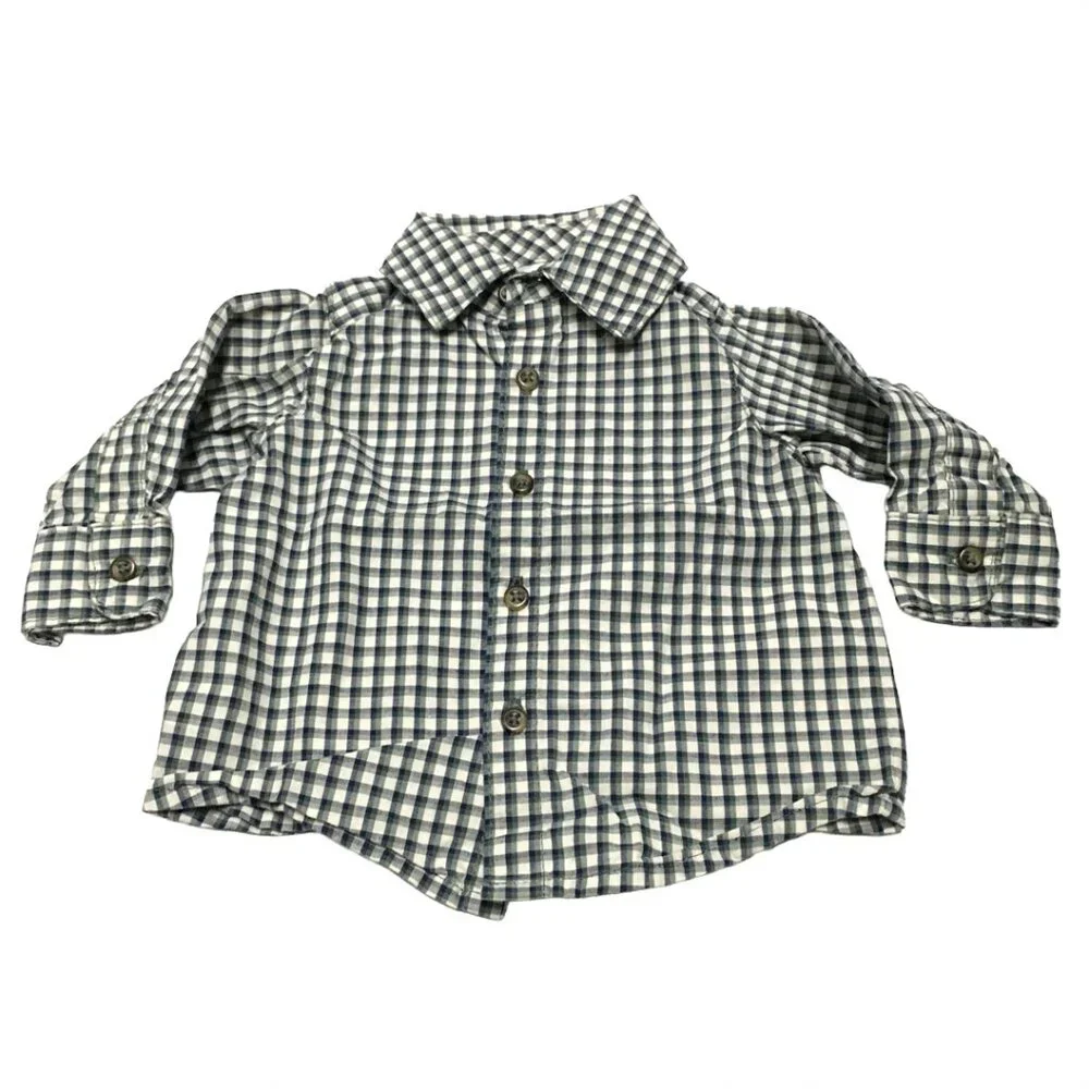 Carters Plaid Shirt Size Newborn